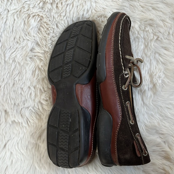 Sperry Top-Sider Women's Suede/Leather Boat Shoe 9710120 F-6 CH08~Brown~Sz 8.5 - Picture 5 of 9